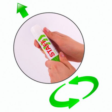 Клей-карандаш УСИЛЕННЫЙ STAFF Profit, 36 г, PVP-основа, 228663 Клей-карандаш УСИЛЕННЫЙ STAFF Profit, 36 г, PVP-основа, 228663