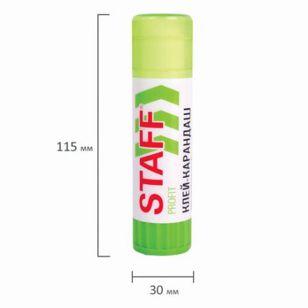 Клей-карандаш УСИЛЕННЫЙ STAFF Profit, 36 г, PVP-основа, 228663 Клей-карандаш УСИЛЕННЫЙ STAFF Profit, 36 г, PVP-основа, 228663