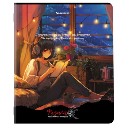 Тетради предметные, КОМПЛЕКТ 12 ПРЕДМЕТОВ, 48 л., матовая ламинация, BRAUBERG, "ANIME GIRLS", 404832 Тетради предметные, КОМПЛЕКТ 12 ПРЕДМЕТОВ, 48 л., матовая ламинация, BRAUBERG, "ANIME GIRLS", 404832