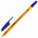 Ручка шариковая BRAUBERG "X-333" AMBER, СИНЯЯ, корпус тонированный оранжевый, узел 0,7 мм, линия письма 0,35 мм, 142832