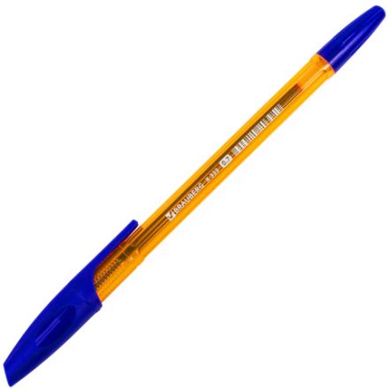 Ручка шариковая BRAUBERG "X-333" AMBER, СИНЯЯ, корпус тонированный оранжевый, узел 0,7 мм, линия письма 0,35 мм, 142832 Ручка шариковая BRAUBERG "X-333" AMBER, СИНЯЯ, корпус тонированный оранжевый, узел 0,7 мм, линия письма 0,35 мм, 142832
