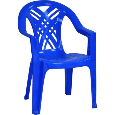 Кресло пластиковое SPG_ №6 Престиж-2, синее