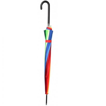 Зонт Радуга трость кожаной ручкой Эврика,98768 Зонт Радуга трость кожаной ручкой Эврика,98768