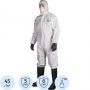 Комбинезон одноразовый защитный с капюшоном SafeGard76 белый р-р L (ES428) Комбинезон одноразовый защитный с капюшоном SafeGard76 белый р-р L (ES428)
