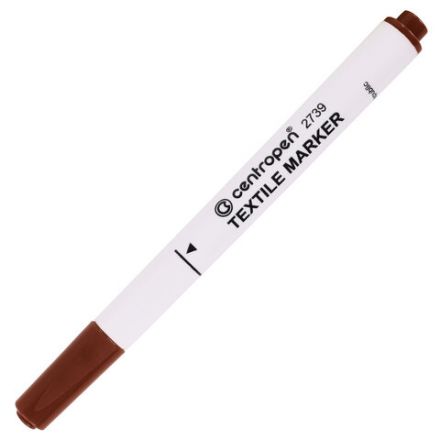 Маркеры для ткани 6 ЦВЕТОВ CENTROPEN "Textile Marker", круглый наконечник, 1,8 мм, 2739/6, 5 2739 0610