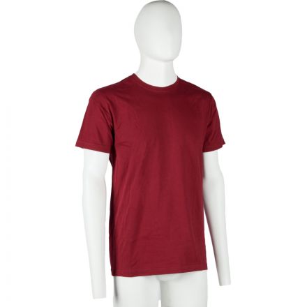 Футболка (160 г.) с кор.рукавом бордовый (M)