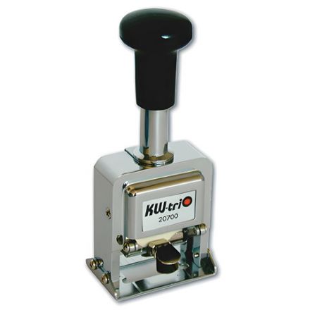 Нумератор KW-trio, 7-разрядный, автоматический, металлический, 20700 Нумератор KW-trio, 7-разрядный, автоматический, металлический, 20700