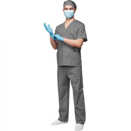 Костюм хирурга универс./м05-КБР серый (р.52-54) р.170-176 Костюм хирурга универс./м05-КБР серый (р.52-54) р.170-176
