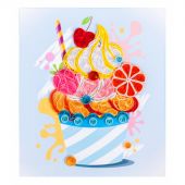 Набор для творчества Квиллинг. Панно Десерт Квл-030