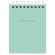 Блокнот МАЛЫЙ ФОРМАТ А7 75х105 мм, 40 л., гребень, картон, клетка, BRAUBERG "Minimal Pastel", 116431