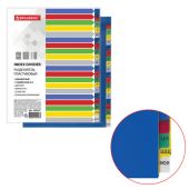 Разделитель пластиковый широкий BRAUBERG А4+, 20 листов, алфавитный А-Я, оглавление, цветной, 225627 Разделитель пластиковый широкий BRAUBERG А4+, 20 листов, алфавитный А-Я, оглавление, цветной, 225627