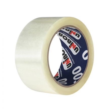 Клейкая лента упаковочная Unibob прозрачная 48 мм x 66 м толщина 45 мкм Клейкая лента упаковочная Unibob прозрачная 48 мм x 66 м толщина 45 мкм