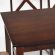 Обеденный комплект Хадсон (стол + 4 стула)/ Hudson Dining Set дерево гевея/мдф, стол: 110х70х75см / стул: 44х42х89см, cappuccino (темный орех), ткань кор.-зол. (1