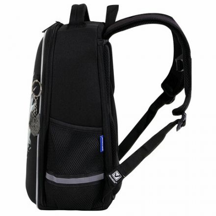Ранец BRAUBERG LIGHT, 1 отделение, с брелком, Gray wolf, 36х26х13 см, 273111
