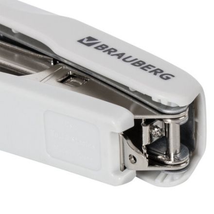 Степлер №10 BRAUBERG "Extra", до 20 листов, антистеплер, серый, 229083 Степлер №10 BRAUBERG "Extra", до 20 листов, антистеплер, серый, 229083