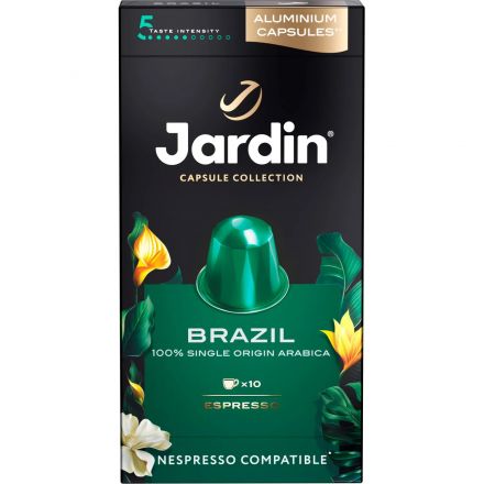 Кофе в капсулах молотый Jardin Бразил, 5гx10кап