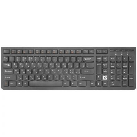 Клавиатура беспроводная Defender UltraMate SM-535, USB, черный