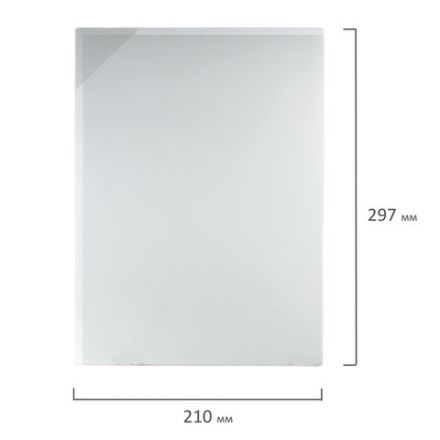 Магнитный карман для документов, фото, записок, формат А4, прозрачный, BRAUBERG, 236792 Магнитный карман для документов, фото, записок, формат А4, прозрачный, BRAUBERG, 236792