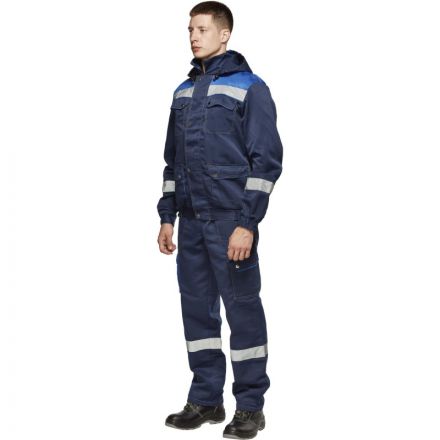 Костюм рабочий летний муж.Антей СОП син/вас (КПК) 48-50 (96-100)/170-176 Костюм рабочий летний муж.Антей СОП син/вас (КПК) 48-50 (96-100)/170-176