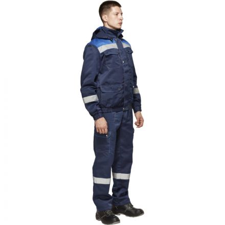 Костюм рабочий летний муж.Антей СОП син/вас (КПК) 48-50 (96-100)/170-176 Костюм рабочий летний муж.Антей СОП син/вас (КПК) 48-50 (96-100)/170-176