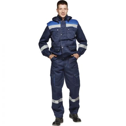 Костюм рабочий летний муж.Антей СОП син/вас (КПК) 48-50 (96-100)/170-176 Костюм рабочий летний муж.Антей СОП син/вас (КПК) 48-50 (96-100)/170-176