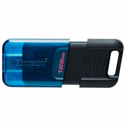 Флеш-диск 128 GB KINGSTON DataTraveler 80 M, разъем Type-C 3.2, черный, DT80M/128GB Флеш-диск 128 GB KINGSTON DataTraveler 80 M, разъем Type-C 3.2, черный, DT80M/128GB