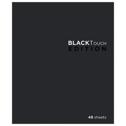 Тетрадь А5, 48 л., ПЗБМ, скоба, клетка, Soft Touch, брайль 3D, "БлэкТач", 028831 Тетрадь А5, 48 л., ПЗБМ, скоба, клетка, Soft Touch, брайль 3D, "БлэкТач", 028831