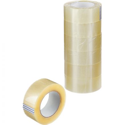 Клейкая лента упаковочная 48мм х 132м, прозрачная, 50мкм, 54шт/уп Клейкая лента упаковочная 48мм х 132м, прозрачная, 50мкм, 54шт/уп