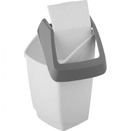 Ведро мусорное 15 л, пластиковое, с крышкой-вертушкой, мрамор Ведро мусорное 15 л, пластиковое, с крышкой-вертушкой, мрамор