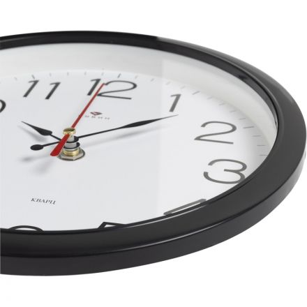 Часы настенные круг d=22см, корпус черный Классика арт.2222-328 Часы настенные круг d=22см, корпус черный Классика арт.2222-328