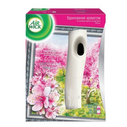 Освежитель воздуха автоматический со сменным баллоном 250 мл, AIRWICK Pure, "Цветущая сакура" Освежитель воздуха автоматический со сменным баллоном 250 мл, AIRWICK Pure, "Цветущая сакура"