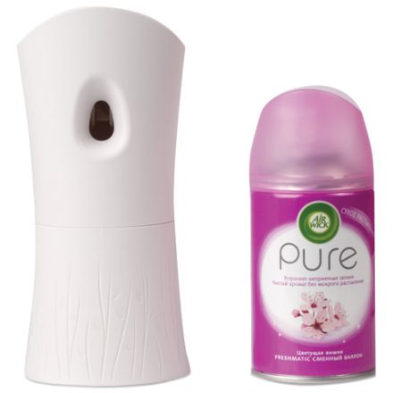 Освежитель воздуха автоматический со сменным баллоном 250 мл, AIRWICK Pure, "Цветущая сакура" Освежитель воздуха автоматический со сменным баллоном 250 мл, AIRWICK Pure, "Цветущая сакура"