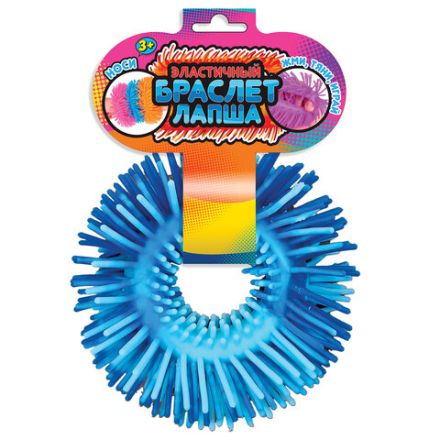 Игрушка-антистресс "ЛАПША" эластичный браслет, ассорти, 1TOY