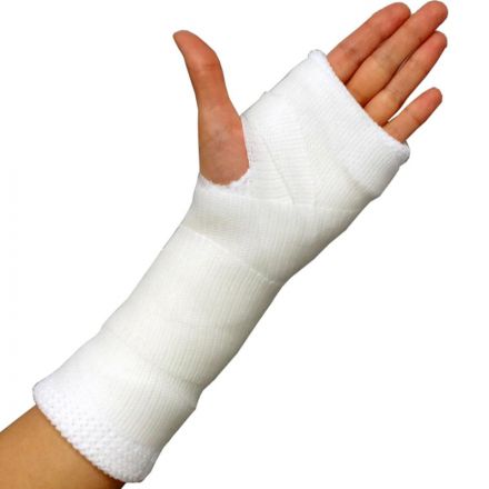 Бинт полимерный, ортопед, полиэстер, 10смх3,6м Alfacast 4, белый