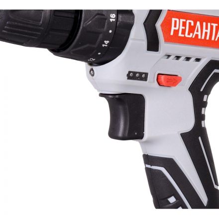 Дрель-шуруповерт аккумуляторная РЕСАНТА 18В, ДА-18-2ЛК-У (75/14/6) Дрель-шуруповерт аккумуляторная РЕСАНТА 18В, ДА-18-2ЛК-У (75/14/6)