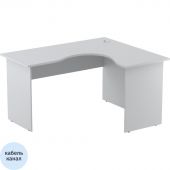 Стол эргономичный Easy One LT 22/16 правый (1400x1200x740 мм) Серый