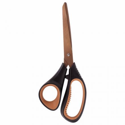 Ножницы BRAUBERG "Heavy Duty", 210 мм, суперпрочные, титановое покрытие, 2-х сторонняя заточка, 236790 Ножницы BRAUBERG "Heavy Duty", 210 мм, суперпрочные, титановое покрытие, 2-х сторонняя заточка, 236790