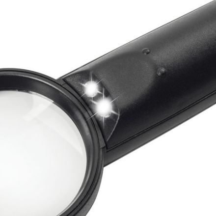 Лупа просмотровая BRAUBERG, С ПОДСВЕТКОЙ, диаметр 50 мм, увеличение 5, корпус черный, 454128 Лупа просмотровая BRAUBERG, С ПОДСВЕТКОЙ, диаметр 50 мм, увеличение 5, корпус черный, 454128