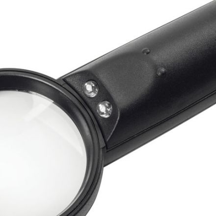 Лупа просмотровая BRAUBERG, С ПОДСВЕТКОЙ, диаметр 50 мм, увеличение 5, корпус черный, 454128 Лупа просмотровая BRAUBERG, С ПОДСВЕТКОЙ, диаметр 50 мм, увеличение 5, корпус черный, 454128