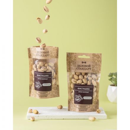 Фисташки Деловой стандарт жареные соленые, 50гх12шт/уп Фисташки Деловой стандарт жареные соленые, 50гх12шт/уп