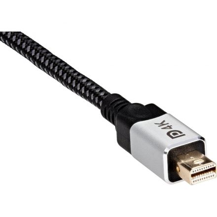 Кабель -переходник miniDisplayPort M-> HDMI M 4K@60Hz 1.8m VCOM(CG615M-1.8) Кабель -переходник miniDisplayPort M-> HDMI M 4K@60Hz 1.8m VCOM(CG615M-1.8)