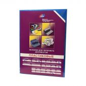 Обложки для переплета пластиковые GMP прозр синие рифлен А4 400мкм 50шт/уп Обложки для переплета пластиковые GMP прозр синие рифлен А4 400мкм 50шт/уп