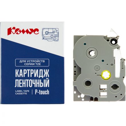 Картридж Комус TZE-314(Brother TZE-314 золотой на черном ,6мм/8м) Картридж Комус TZE-314(Brother TZE-314 золотой на черном ,6мм/8м)