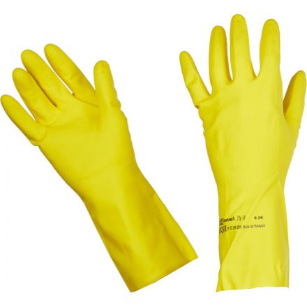 Перчатки латексные Vileda Professional Контракт желтые (размер 6.5-7, S, артикул производителя 101016)