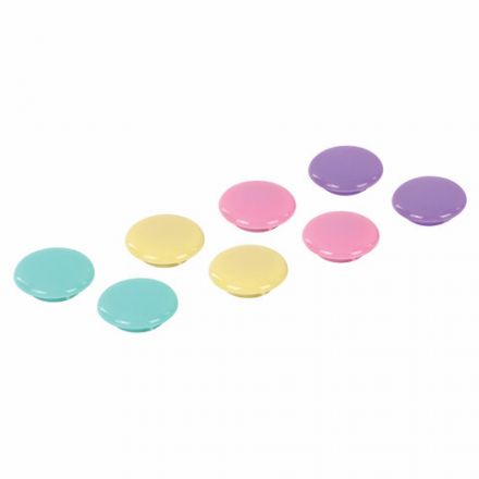 Магниты 30 мм, НАБОР 8 шт., BRAUBERG "PASTEL", блистер, 272518 Магниты 30 мм, НАБОР 8 шт., BRAUBERG "PASTEL", блистер, 272518