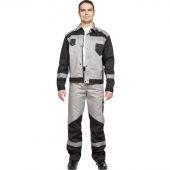 Костюм рабочий летний мужской л21-КБР серый/черн. (р.48-50) 170-176 Костюм рабочий летний мужской л21-КБР серый/черн. (р.48-50) 170-176