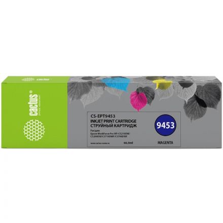 Картридж струйный Cactus CS-EPT9453 T9453 пур.для Epson WF-C5290DW Картридж струйный Cactus CS-EPT9453 T9453 пур.для Epson WF-C5290DW