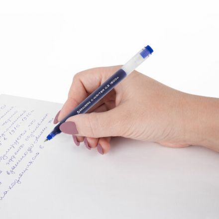 Ручка гелевая BRAUBERG "X-WRITER 1800", УВЕЛИЧЕННАЯ ДЛИНА ПИСЬМА 1 800 м, СИНЯЯ, стандартный узел 0,5 мм, 144134 Ручка гелевая BRAUBERG "X-WRITER 1800", УВЕЛИЧЕННАЯ ДЛИНА ПИСЬМА 1 800 м, СИНЯЯ, стандартный узел 0,5 мм, 144134
