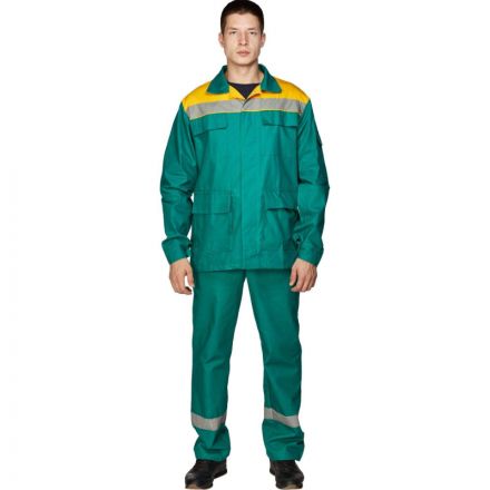 Костюм рабочий летний л05-КБР зелен (р.56-58) 170-176 Костюм рабочий летний л05-КБР зелен (р.56-58) 170-176