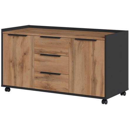 Тумба выкатн. Easy Loft Director 241T006 1170x500x635 дуб натуральн/графит Тумба выкатн. Easy Loft Director 241T006 1170x500x635 дуб натуральн/графит